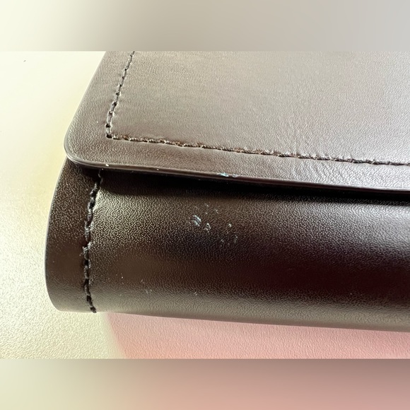 Kate Spade Arbour Hill Angelea Black Leather w/Pink Lining & Gold Chain - Picture 12 of 13